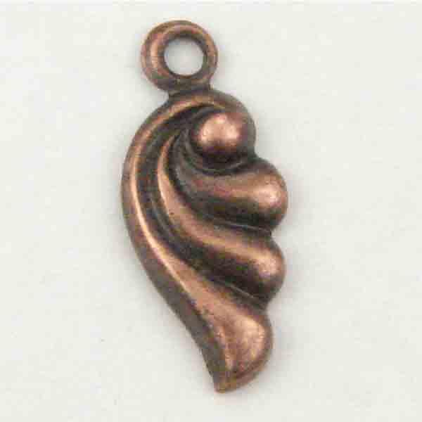 Antique Copper Plate 9X4MM Wing Stamping