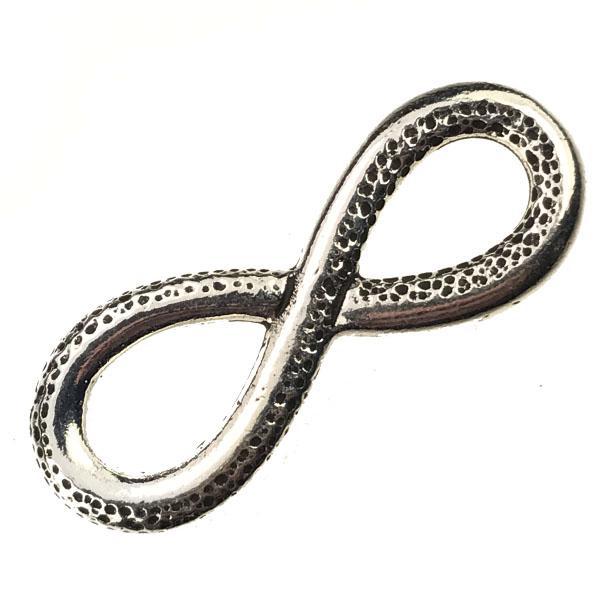 Antique Silver Plate 12x32MM Infinity Symbol