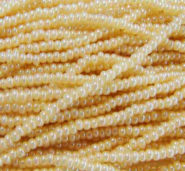 Beige Pearl 11/0 Seed Bead