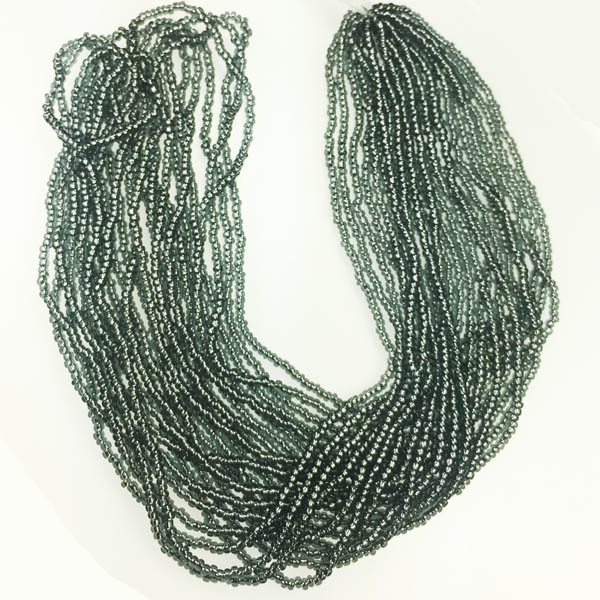 Black Diamond Silver Lined 11/0 Seed Bead