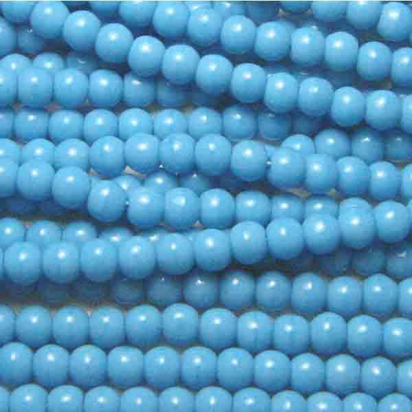 Blue Turquoise 4MM Druk Ball