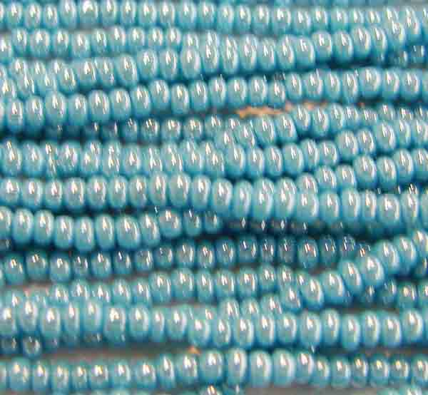 Blue Turquoise Pearl 11/0 Seed Bead