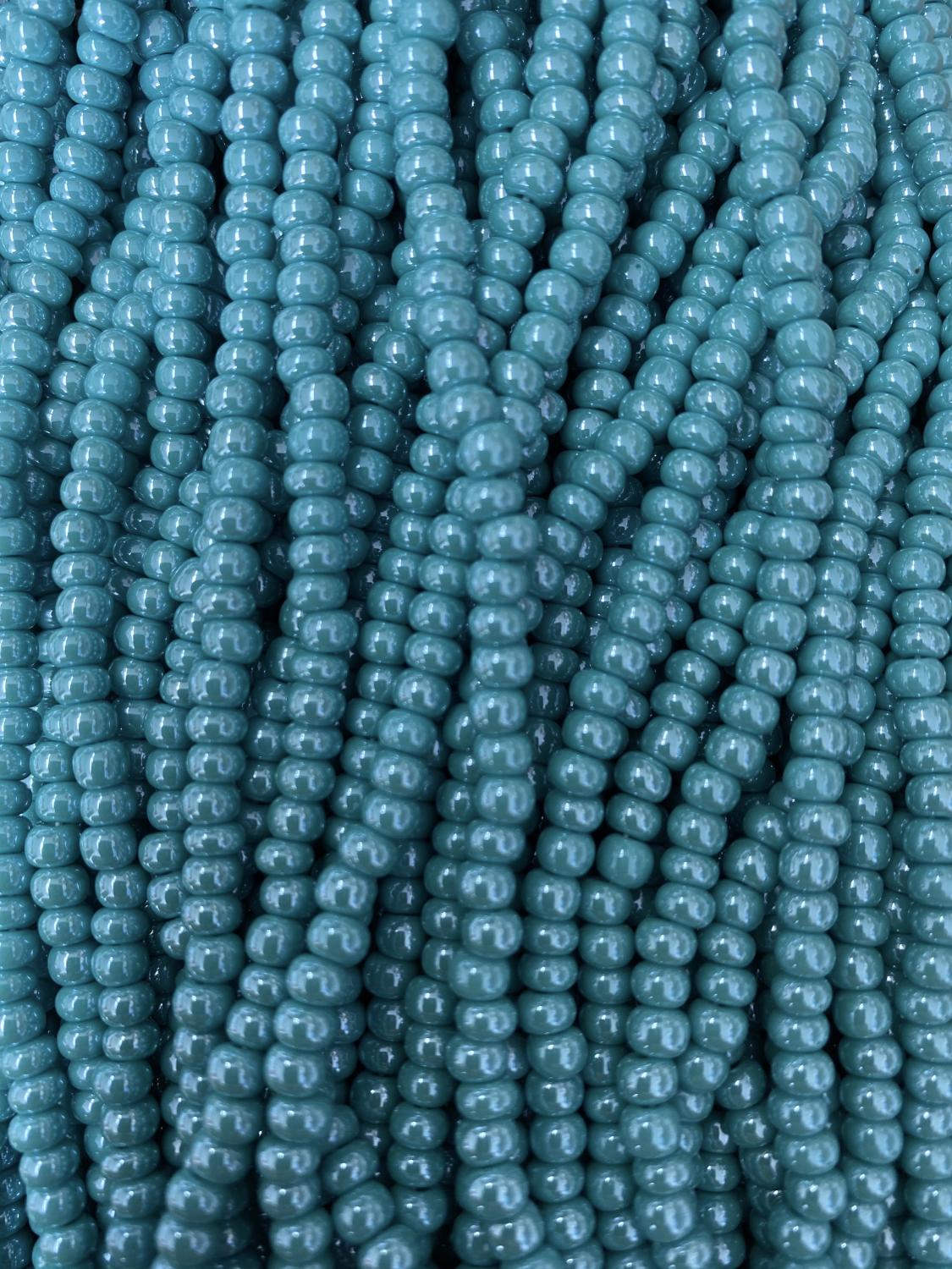 Blue Turquoise Pearl 6/0 Seed Bead