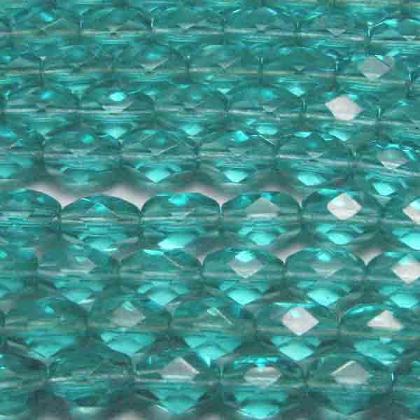 Blue Zircon 7X5MM Fire Polish Oval