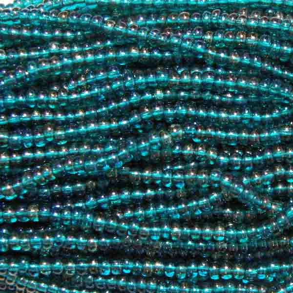 Blue Zircon AB 6/0 Seed Bead