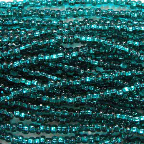 Black Diamond Silver Lined 6/0 Seed Bead