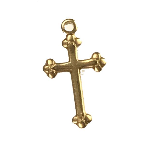 Brass 12x7MM Trefled Cross