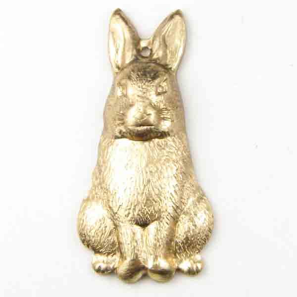 Brass 13x27MM Rabbit Stamping