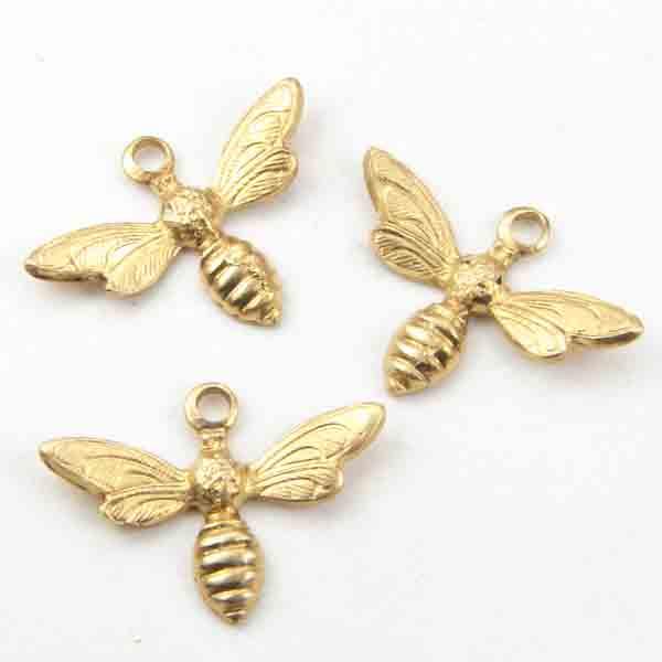 Brass 13x7MM Bee