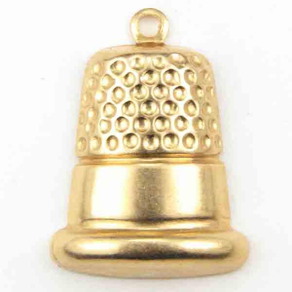 Brass 16x13MM Thimble Stamping