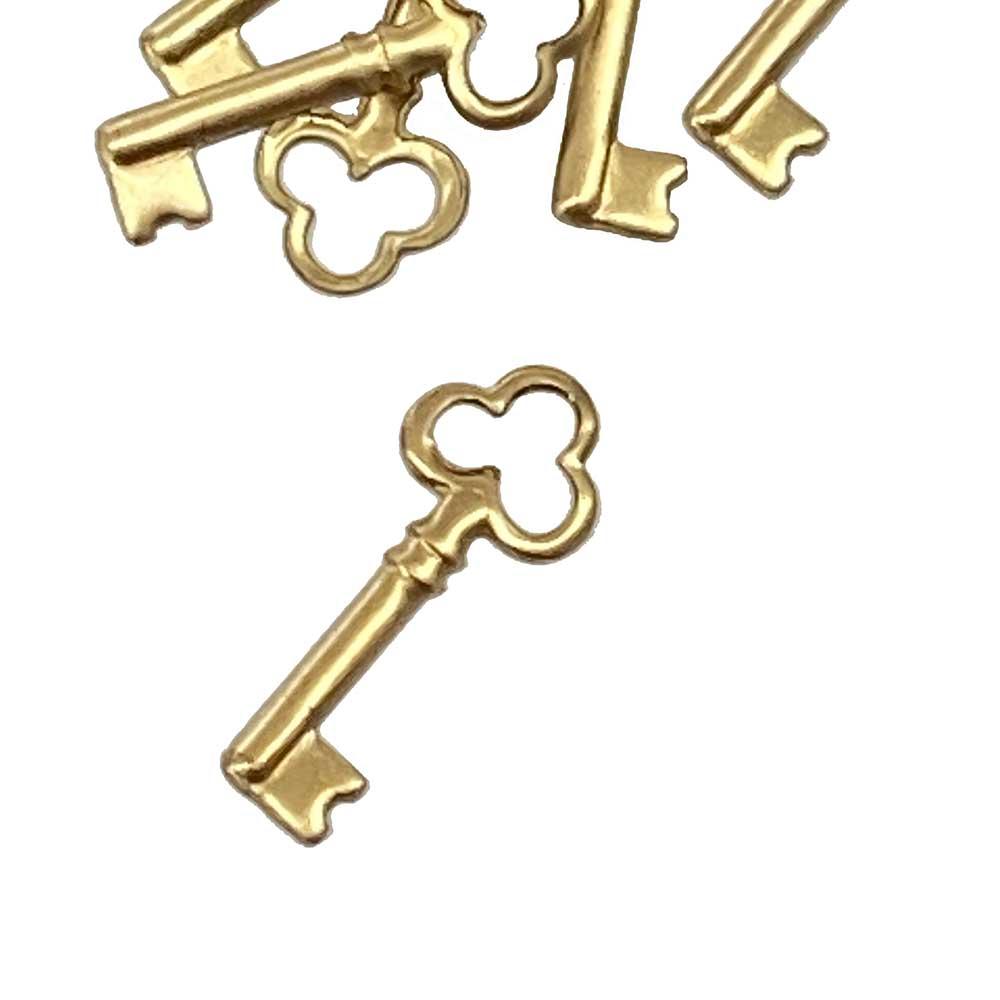 Brass 17X7MM Thin Key Stamping