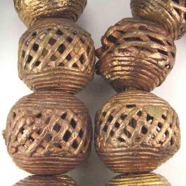 Brass 19MM Handformed Openwork Ball