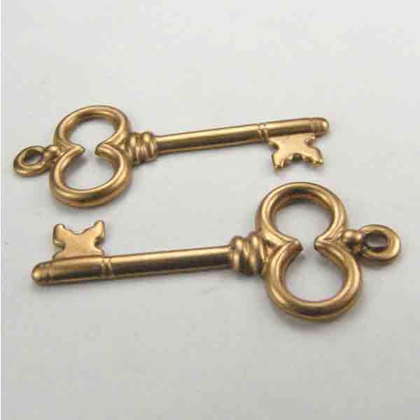 Brass 27x13 Stamped Key