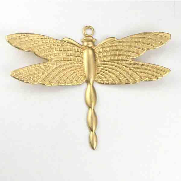 Brass 28x37MM Dragonfly