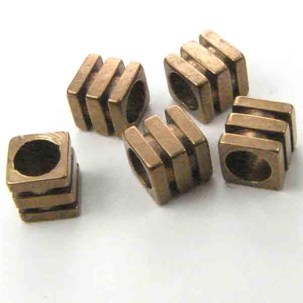 Brass 4MM Stacked Cube