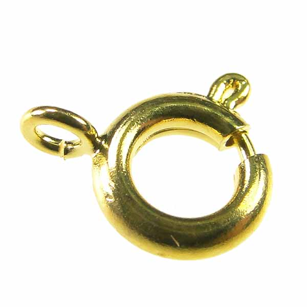 Brass 7MM Spring Ring Clasp