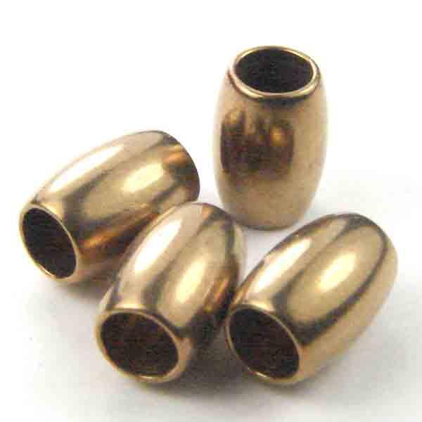 Brass 7X5MM Oval Bead