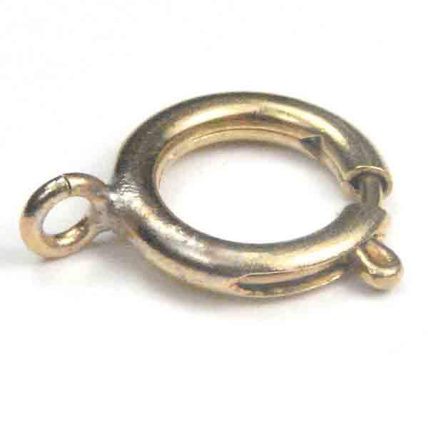 Brass 9MM Spring Ring Clasp