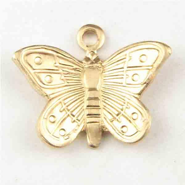 Brass 9x11MM Butterfly