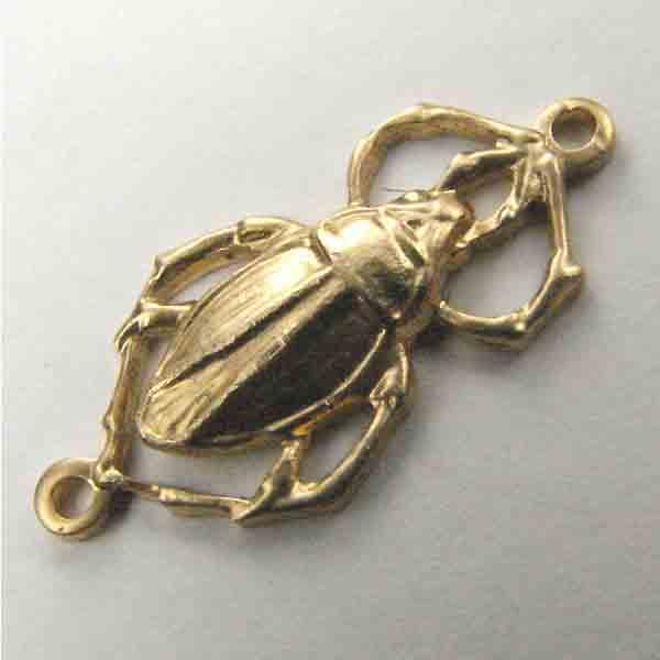 Brass Beetle Connector 22x10mm