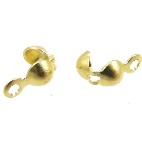 Brass Double Cup Knot Coverv With Closed Loop