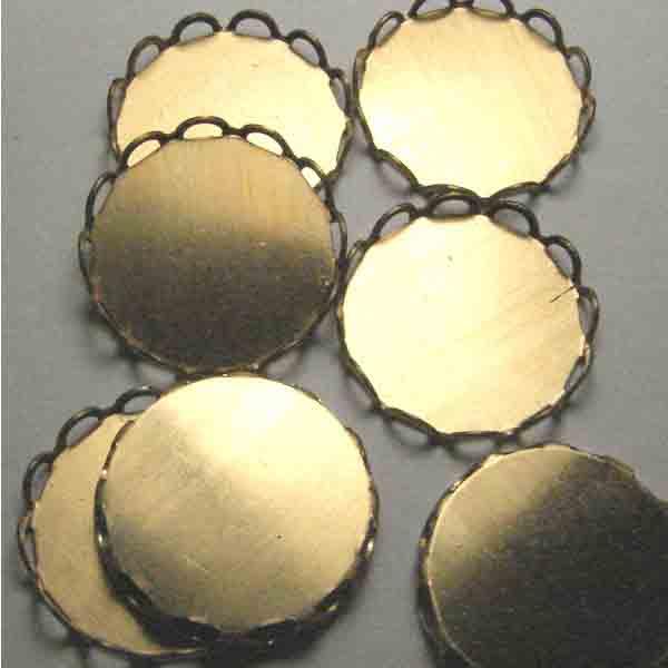 Brass Lace Edge 16MM Setting