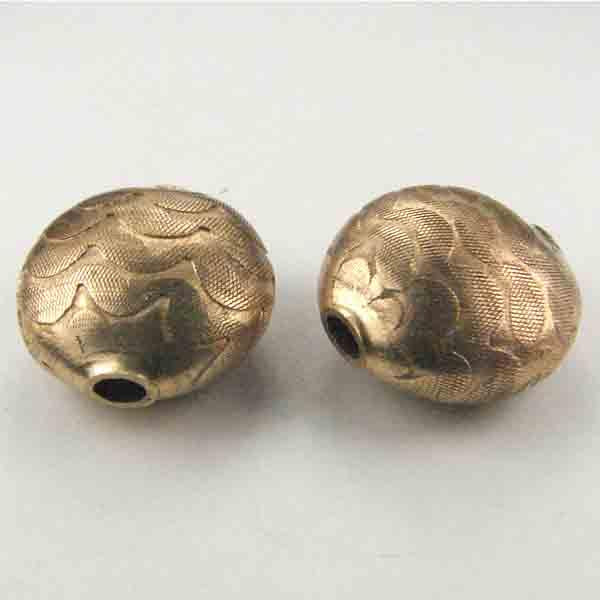Brass Linsin (Coin) Bead 15MM
