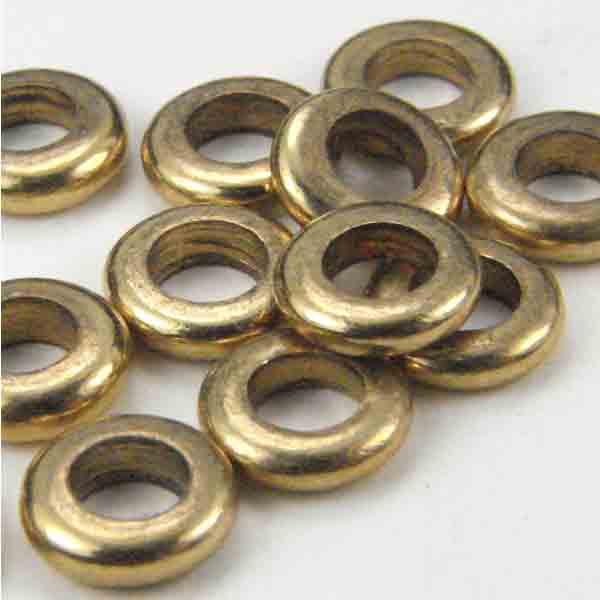 Bright Brass 6MM Disc with 2MM