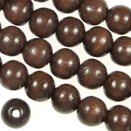 Brown Stained 8MM Wood Ball