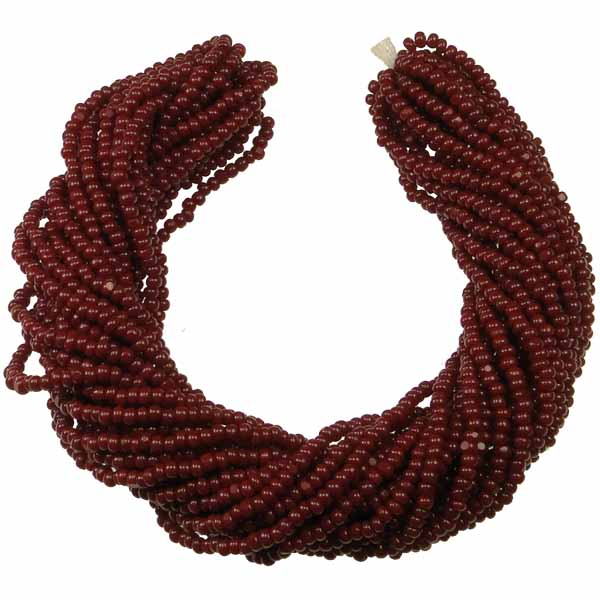 Burgandy 13/0 True Cut Charlotte Seed Bead