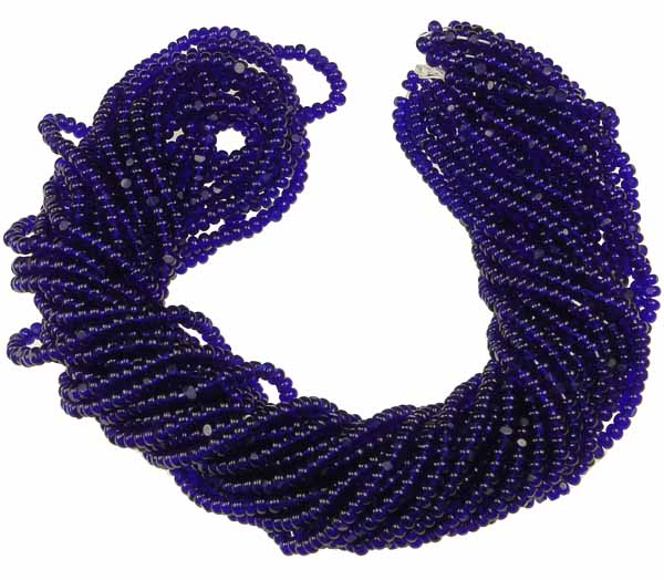 Cobalt 13/0 True Cut Charlotte Seed Bead