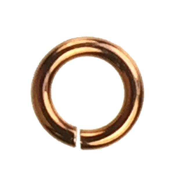 Copper 18 gauge 6.5MM OD Open Jump Ring