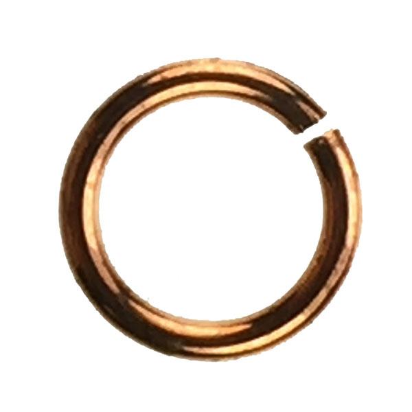 Copper 18 gauge 9MM OD Open Jump Ring