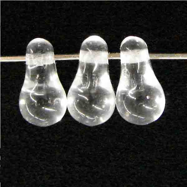 Crystal Tear 11X6 Cross Hole Bulb