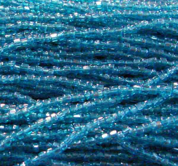 Dark Aqua 12/0 3 Cut Seed Bead