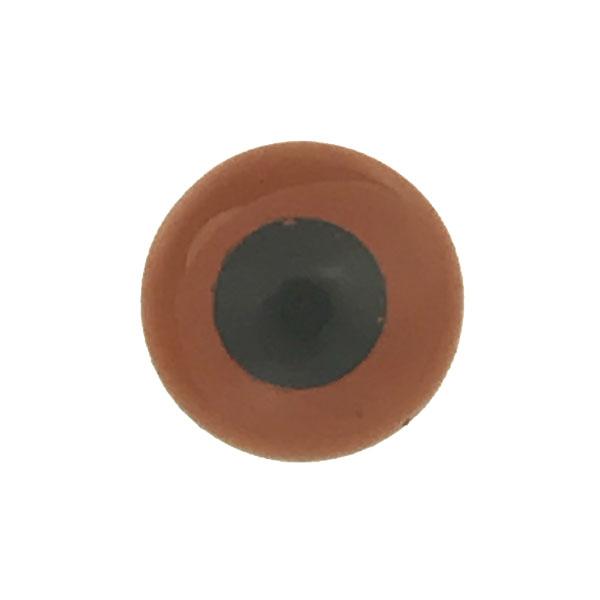 Dark Brown 8MM Eye with Jet Pupil Eye