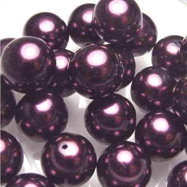 Dark Purple 12MM Pearl Ball