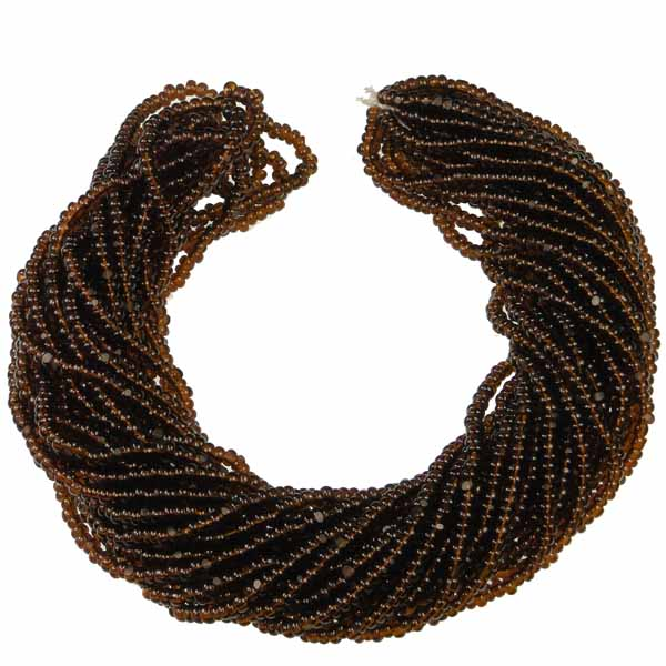 Dark Topaz 13/0 True Cut Charlotte Seed Bead