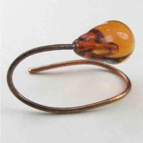 Dark Topaz 6x4MM Wired Tear