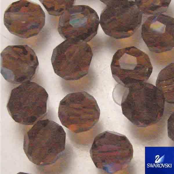 Dark Topaz AB 6MM Machine Cut Ball