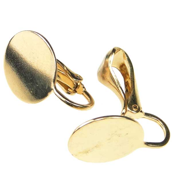 Ear Clip with 13MM Pad Gold Plate