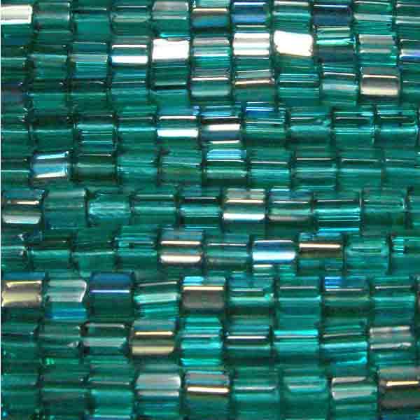 Emerald Ab 4MM 5 Sided Cylinder