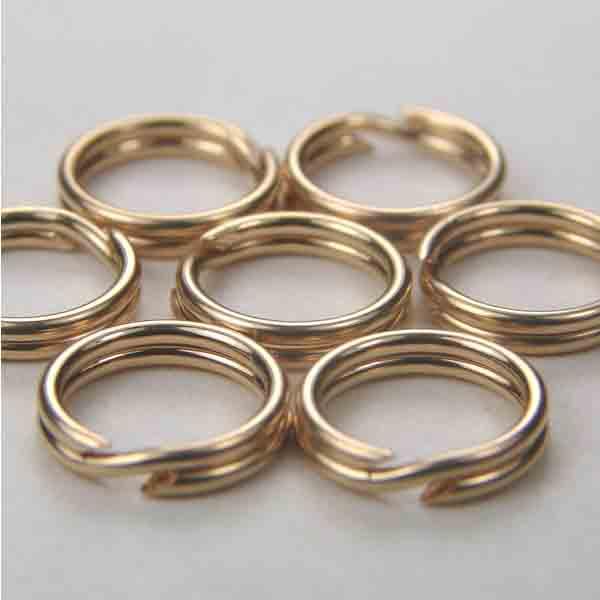 Gold Filled 8MM Split Ring