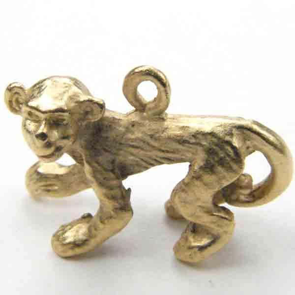 Gold Plate 13x20 Monkey Of The Chinese Zodiac