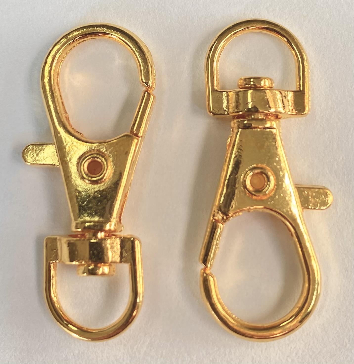 Gold Plate 37x15MM Swivel Clasp