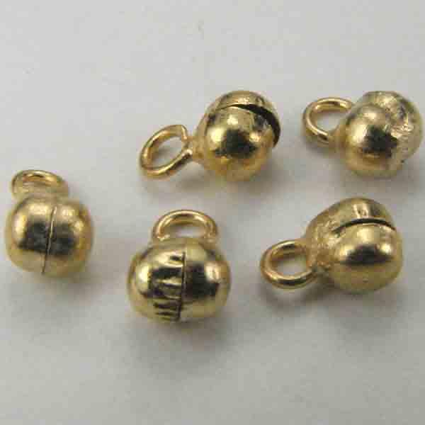 Gold Plate 5MM Bell Claperless