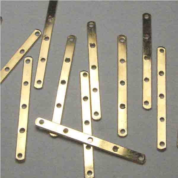 Gold Plate 5 Hole Spacer Bar 27MM