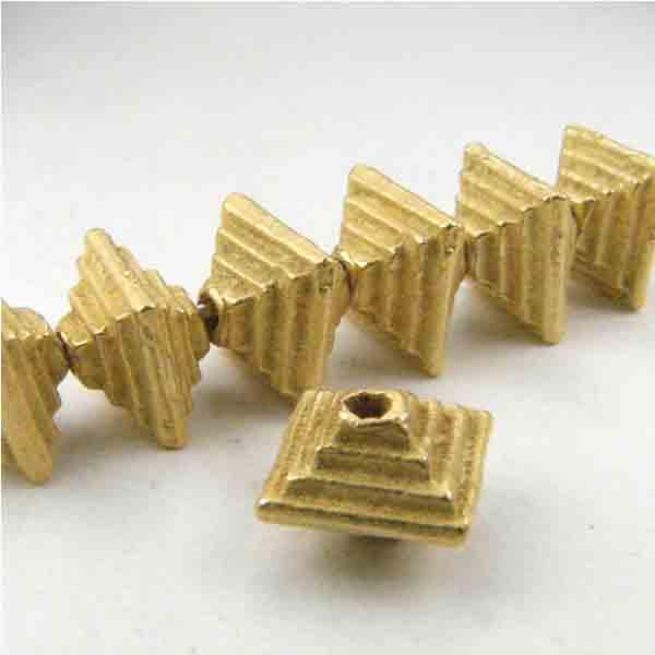 Gold Plate 8MM Tiered Bicone
