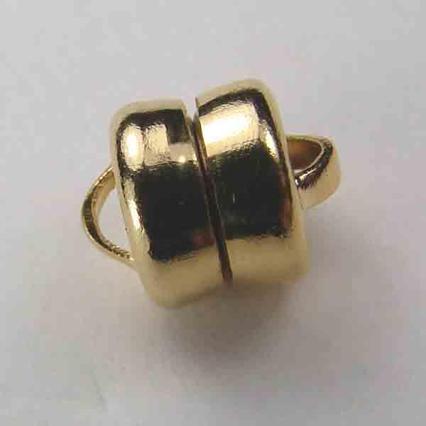 Gold Plate 8x6MM Magnetic Clasp