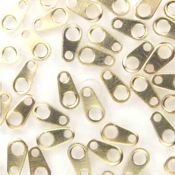 Gold Plate 9X5MM Clasp Tab Connector